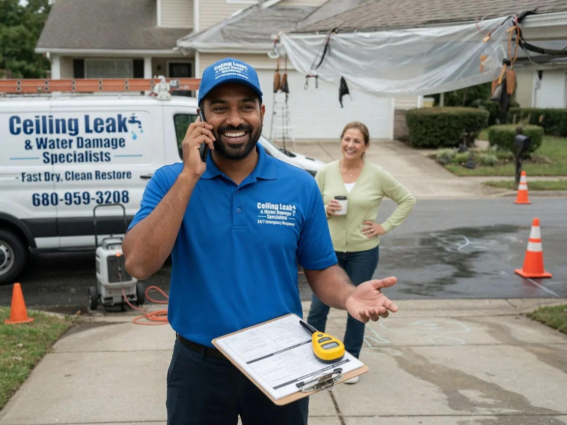 Ceiling Leak Cleanup Lueders, TX FAQs